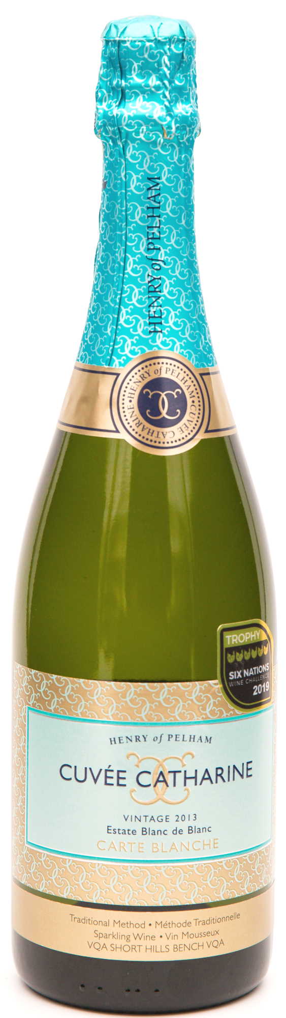 Henry of Pelham Family Estate Cuvee Catharine Carte Blanche Blanc de Blanc Chardonnay 2013 - CANADA